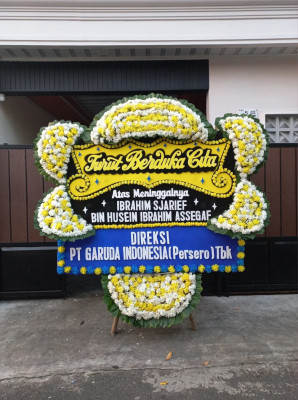 Papan Bunga Duka di Darek